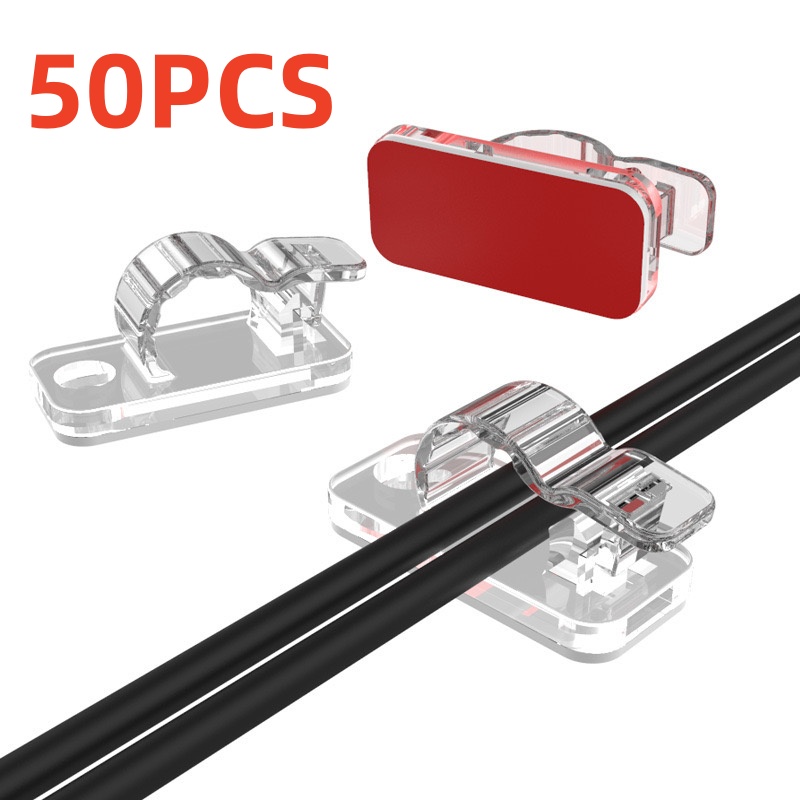 Tippet Line - 10/50 adet Kablo Düzenleyici Klipsler, Kablo